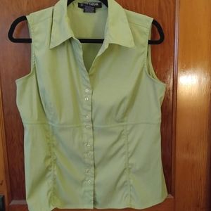 Green sleeveless top